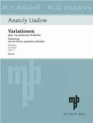 VARIATIONS OP.51 POUR PIANO -Anatoli Liadov