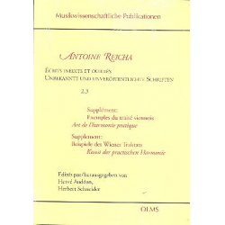 Unbekannte und unveröffentlichte Schriften Band 2,3 Supplement -Anton (Antoine) Joseph Reicha