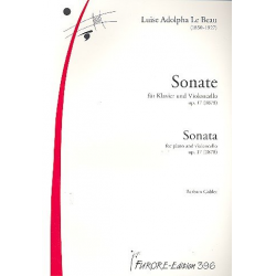 Sonate op.17 für Klavier und Violoncello -Louise Adolpha Le Beau / Arr.Barbara Gabler