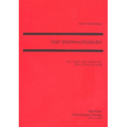 4 Weihnachtslieder für Frauenchor, -Uwe Gronostay