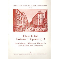 Notturno en quatuor op.3 - Johann Evangelist Fuss