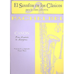 Canon para 4 saxofones (AAAB) -Johann Pachelbel
