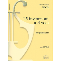 15 dreistimmige Inventionen : für Klavier -Johann Sebastian Bach
