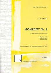 Konzert Nr.2 für Klarinette und Blasorchester : -Alois Wimmer