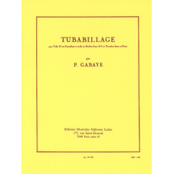 Tubabillage : pour tuba (contrebasse, -Pierre Gabaye