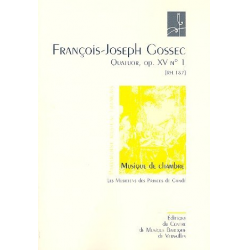 Quator op.15,1 RH187 por 2 violons, -François-Joseph Gossec