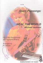 Heal the World for 3 alto saxophones and -Michael Jackson