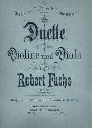 Duette op.60 Band 1 (Nr.1-6) für Violine und Viola -Robert Fuchs