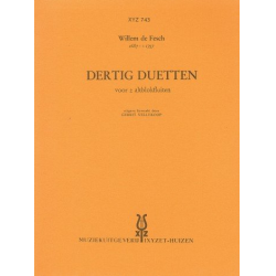 30 Duette für 2 Altblockflöten -Willem de Fesch