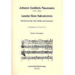 Lauda Sion Salvatorem für gem Chor -Johann Gottlieb Naumann