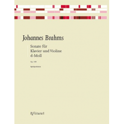 Sonate d-moll op.108 -Johannes Brahms