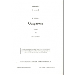 Gasparone -Carl Millöcker / Arr.Hans Hartwig