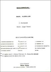Madrigal: Se nel partir (ab Quintett) -Claudio Monteverdi / Arr.Jürgen Ramin