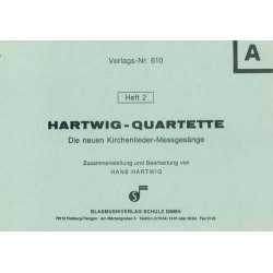 Vier Grablieder (aus "Hartwig-Quartette") (Stimmen) -Hans Hartwig / Arr.Hans Hartwig