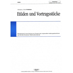 Etüden und Vortragsstücke für Tenorhorn  (Bariton in B, Horn in Es) -Erich Fröhlich