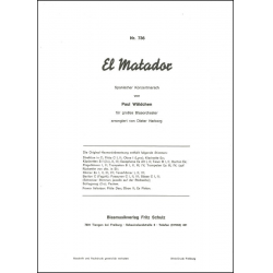 El Matador (Konzertmarsch) -P. Wäldchen / Arr.Dieter Herborg