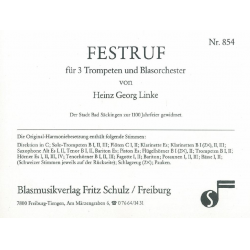 Festruf für 3 Trompeten und BLO -Heinz G. Linke