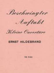 Beschwingter Auftakt -Ernst Hildebrand