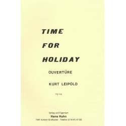 Time for holiday -Kurt Leipold