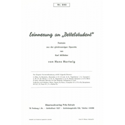 Erinnerung an "Bettelstudent" -Carl Millöcker / Arr.Hans Hartwig