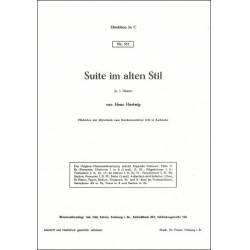 Suite im alten Stil (in 3 Sätzen) -Hans Hartwig