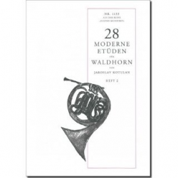 28 Moderne Etüden für Waldhorn -Jaroslav Kotulan