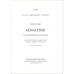 Sonatine für drei gleichgestimmte Instrumente -Konrad Stekl