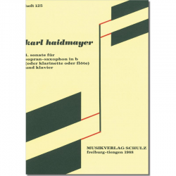 1. Sonate für Sopran-Saxophon in B und Klavier -Karl Haidmayer