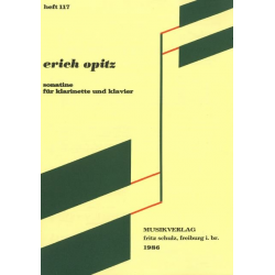 Sonatine für Klarinette und Klavier -Erich Opitz