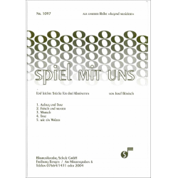 Fünf leichte Stücke für drei Klarinetten -Konrad Stekl