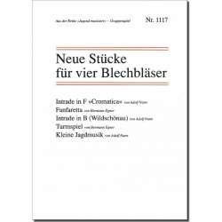 Neue Stücke für vier Blechbläser -Hermann Xaver Egner