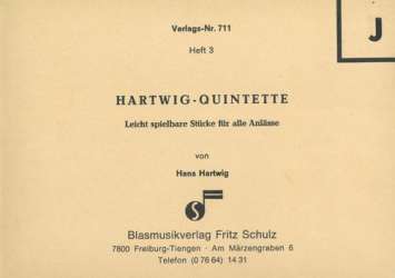 Hartwig Quintette - Heft 3 -Hans Hartwig