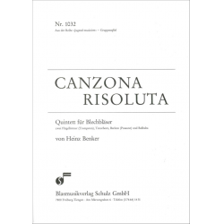 Canzona Risoluta -Heinz Benker