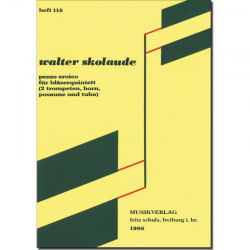 Pezzo Eroico für Bläserquintett -Walter Skolaude