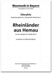 Rheinländer aus Hemau -Spielgut der Kapelle Dürre / Arr.Elmar Walter