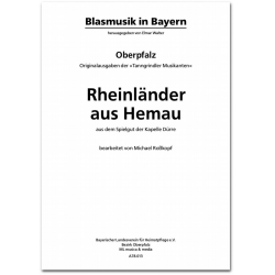 Rheinländer aus Hemau -Spielgut der Kapelle Dürre / Arr.Elmar Walter