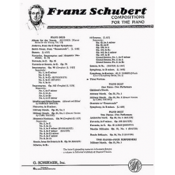 3 Waltzes for piano -Franz Schubert