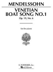 Venetian Boat Song no.1 op.19,6 -Felix Mendelssohn-Bartholdy