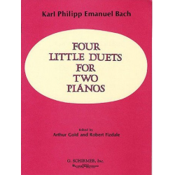4 little Duets for 2 pianos - Carl Philipp Emanuel Bach