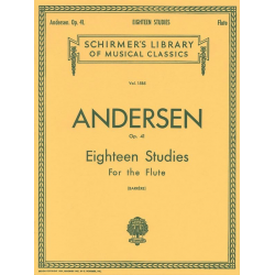 Eighteen Studies -Joachim Andersen / Arr.Georges Barrère