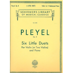 6 Little Duets op.8 for violin and piano -Ignaz Joseph Pleyel