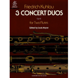3 Concert Duos, Op. 10b -Friedrich Daniel Rudolph Kuhlau
