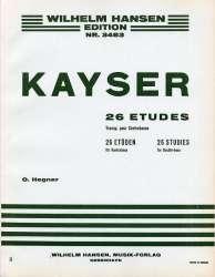 26 Etudes -H. E. Kayser