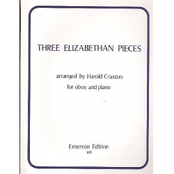 3 Elizabethan Pieces : for oboe and piano