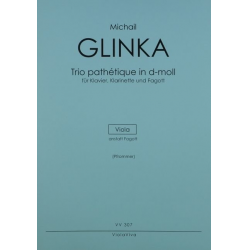 Trio pathétique d-Moll für Klarinette, Fagott und Klavier -Mikhail Glinka