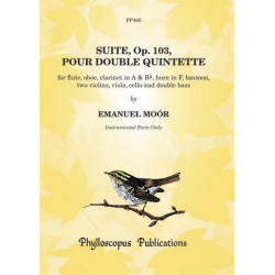 Suite op.103 : for flute, oboe, clarinet, horn in F, -Emanuel Moór