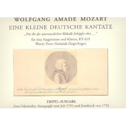 Eine kleine deutsche Kantate KV619 -Wolfgang Amadeus Mozart