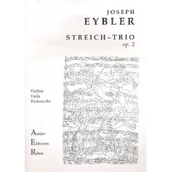 Trio op.2 für Violine, Viola und Violoncello -Joseph von Eybler