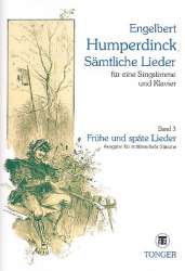 Sämtliche Lieder Band 3 -Engelbert Humperdinck