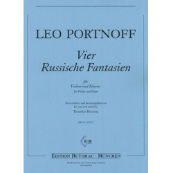 4 russische Fantasien für Violine und Klavier -Leo Portnoff